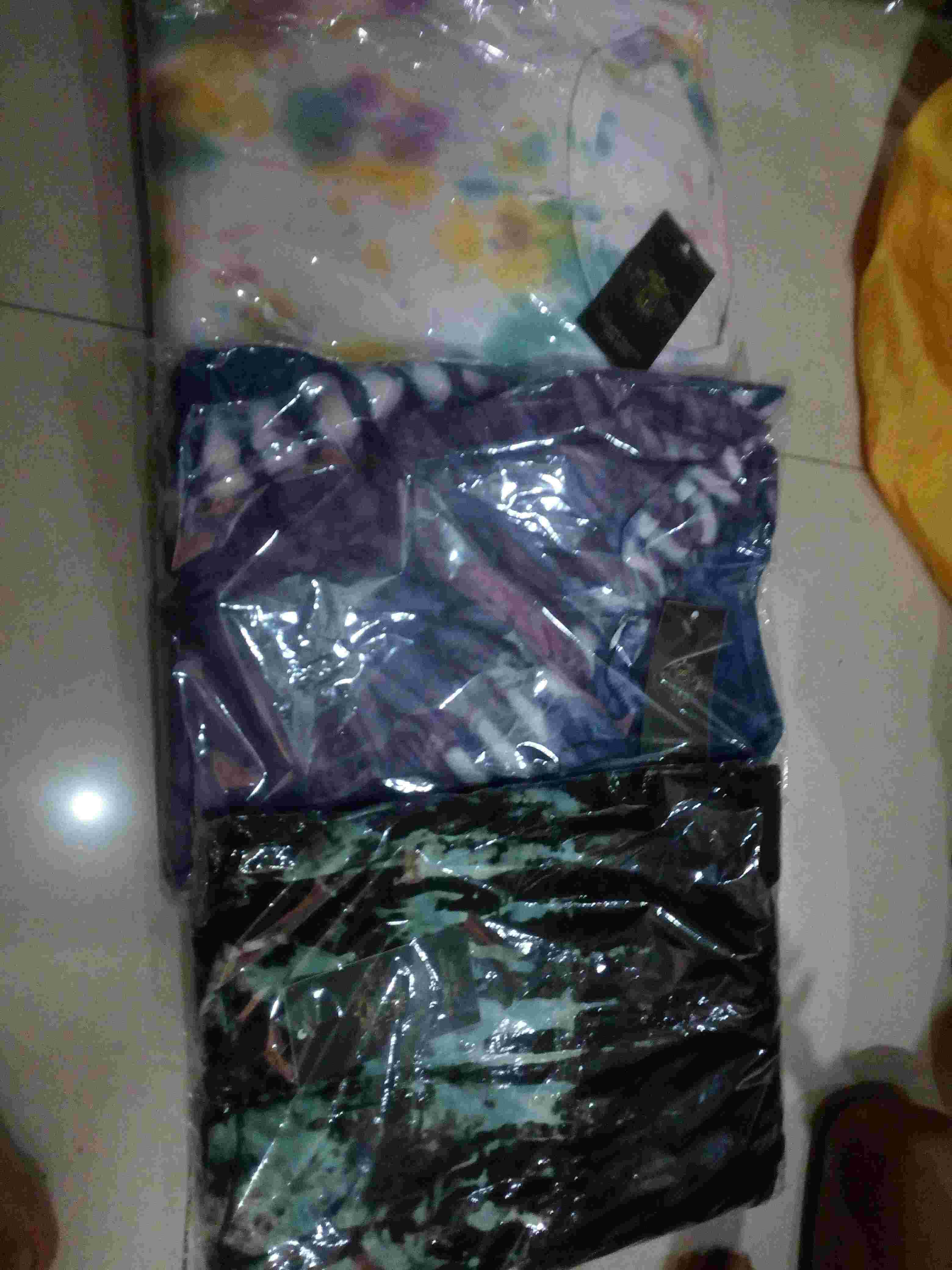 (cod) Gamis Black Tiedie Teratai / Long Dress Batik Busui