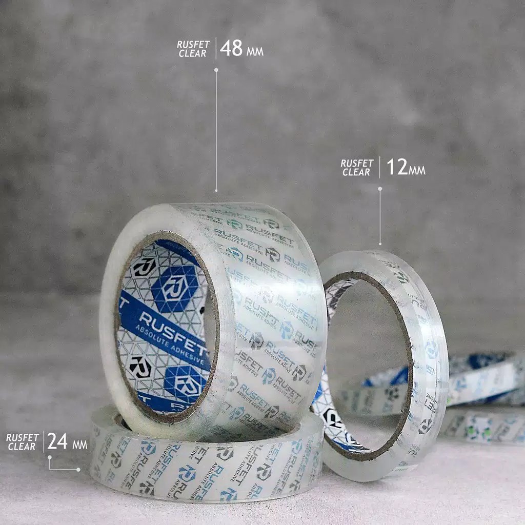 

LAKBAN RUSFET SUPER CLEAR PREMIUM 48MM-24MM-12MM