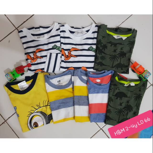 KAOS COWOK / KAOS COWOK H&M / TSHIRT/ KAOS IMPORT MURAH