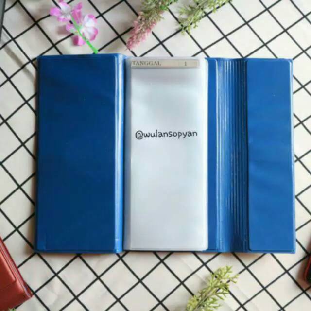 Wallet organizer navy