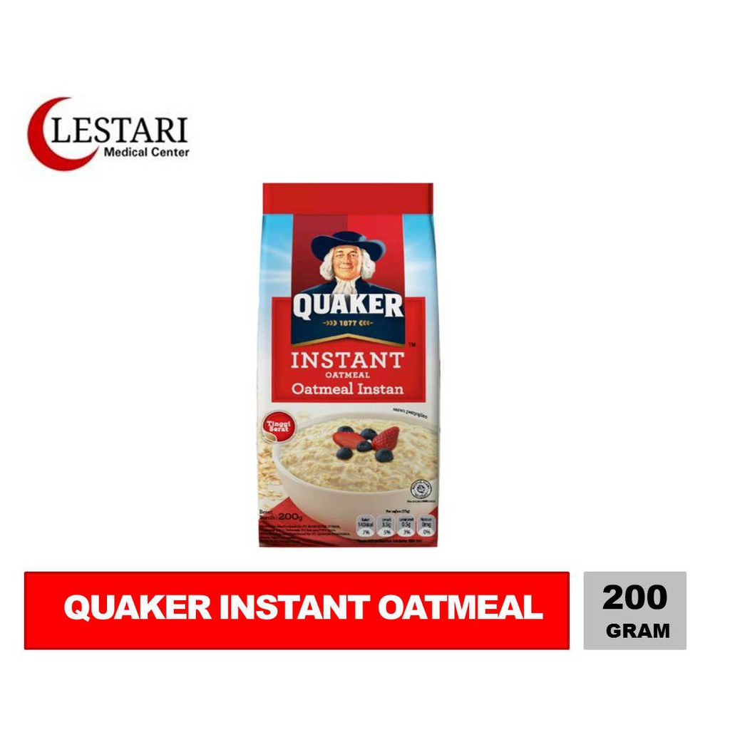 

Quaker Oat Instant 200gr Merah