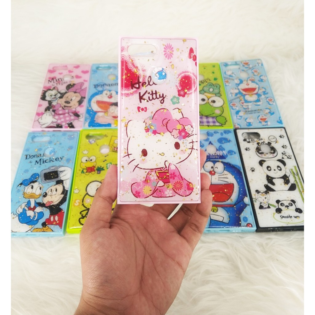 BLINK CASE JELLY CHARACTER Case Hp OPPO F11 Pro VIVO V15 Pro