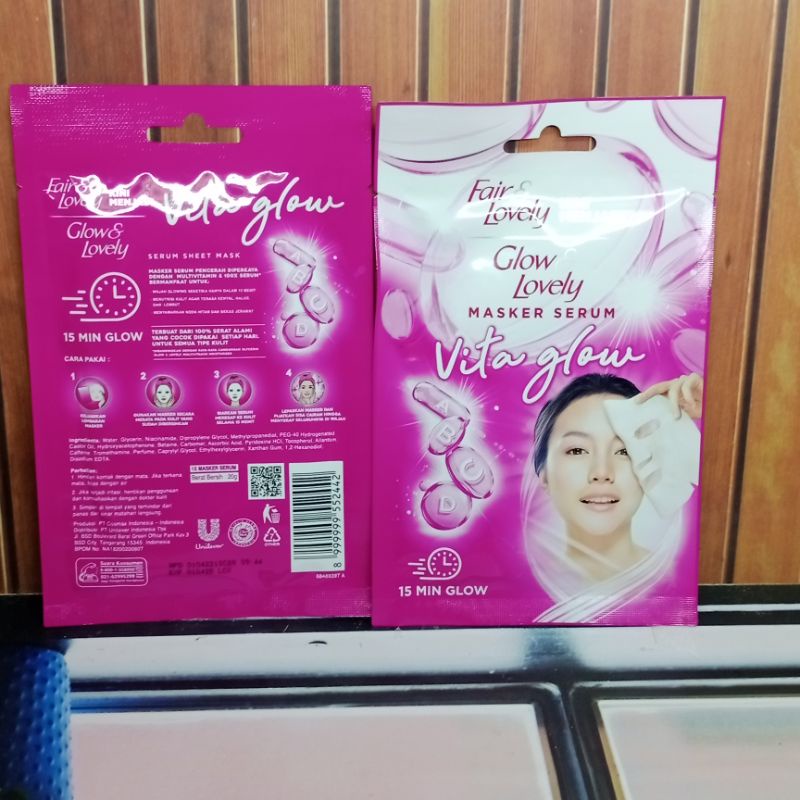 Masker Fair&amp;Lovely-Glow&amp;Lovely Vita Glow