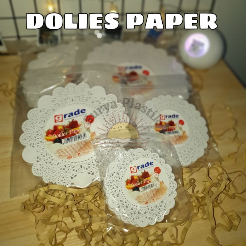 Kertas Doilies Alas Roti Doilies Paper Kertas Renda Kue Grade