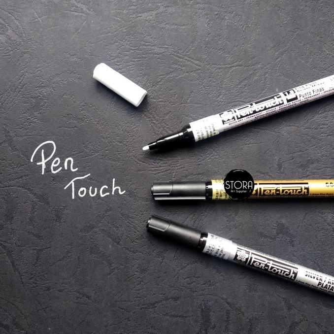 

(BISA COD) Sakura Pen Touch Paint Marker Fine Point Set 3 colour Mettalic Metalik BIG SALE Kode 775