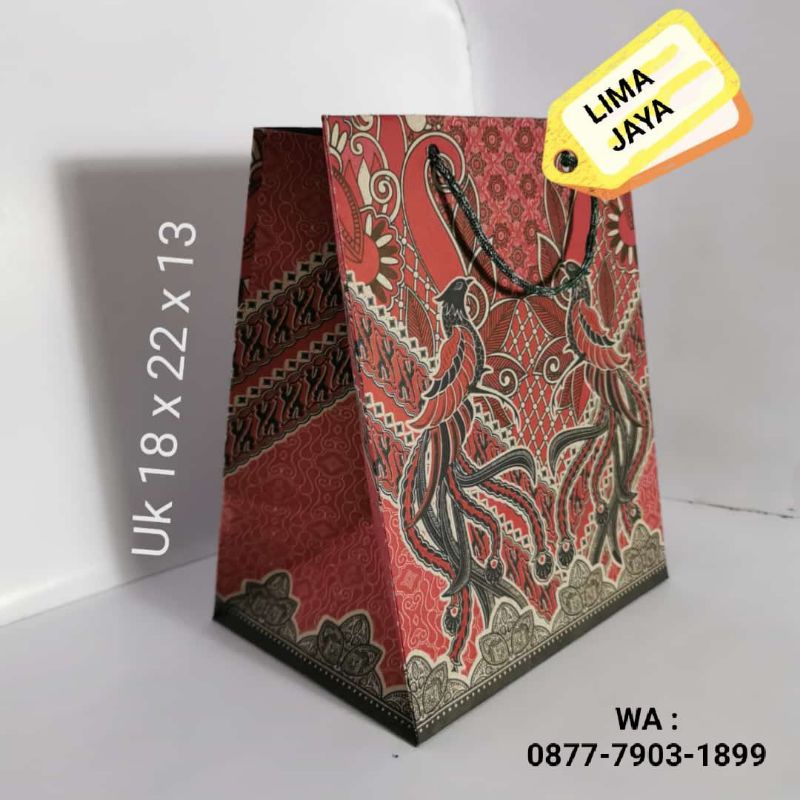 

PAPERBAG BATIK UK 18X22X13