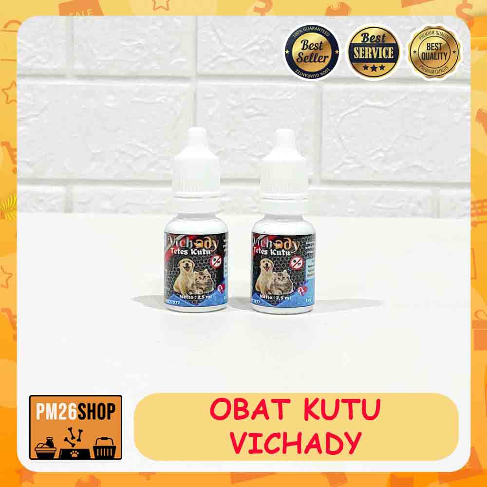 Obat Kutu Tetes Anjing Vichady Obat Kutu Tetes Kucing Vichady