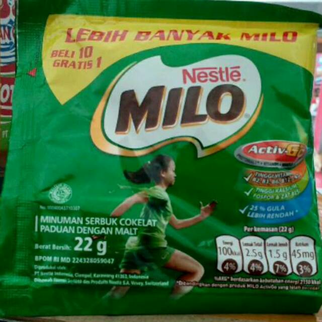 

Milo sachet active go