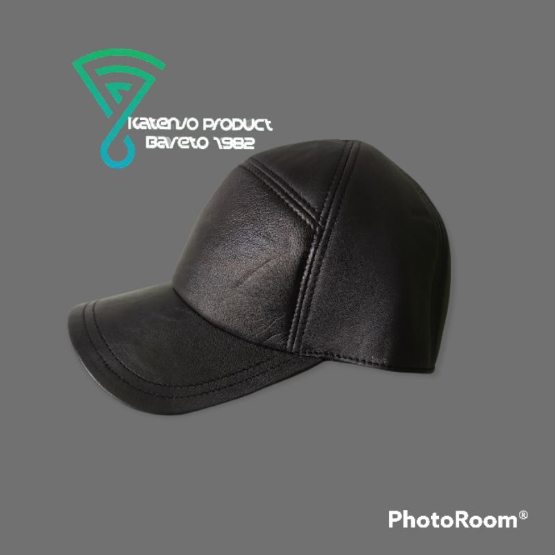 Topi kulit distro baseball polo pria cowok sedia topi ukuran besar big size jumbo XXL XXXL