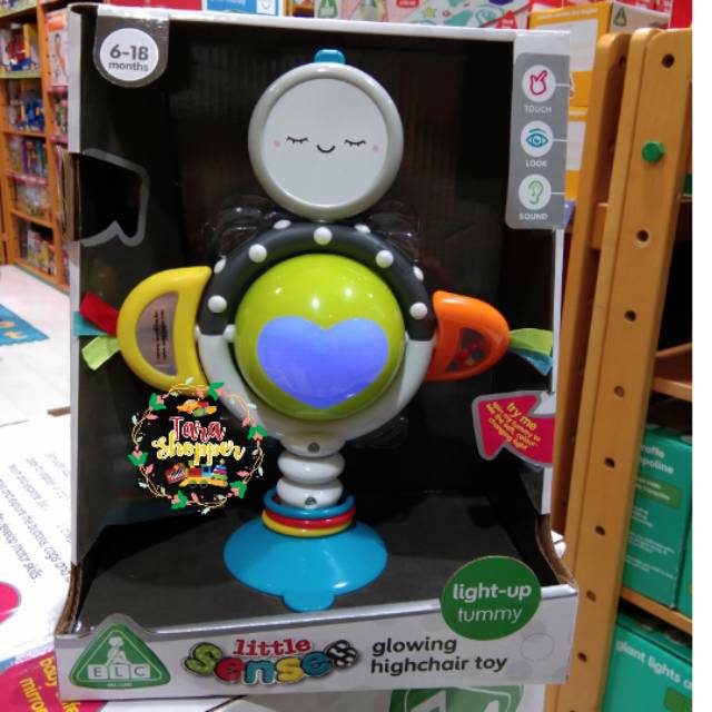 little senses glowing highchair toy