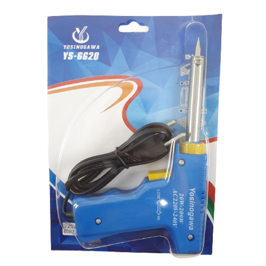 Solder Tembak Yosinogawa YS6620 20-200 Watt Dual Heat YS-6620 20w 200w