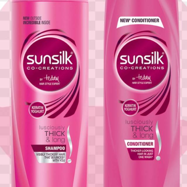 Paket shampoo + conditioner SUNSILK thick & long 170ml