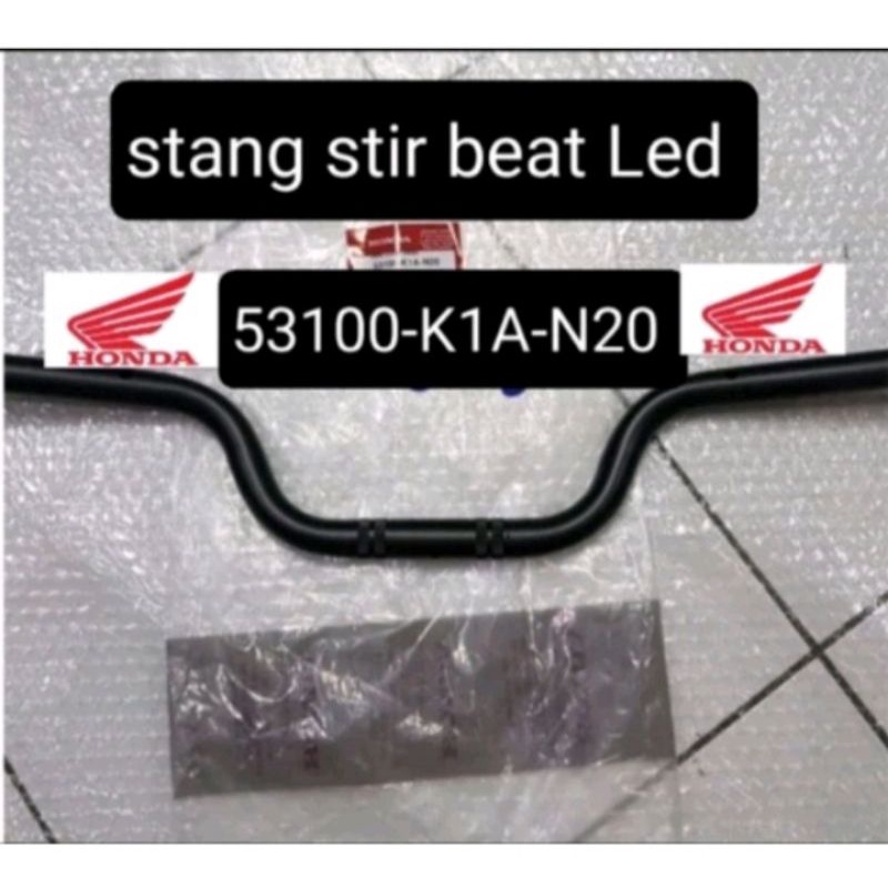 53100-K1A-N20 stang stir beat street new led K1A N20 tahun 2020-2023 ori honda ahm, dealer resmi