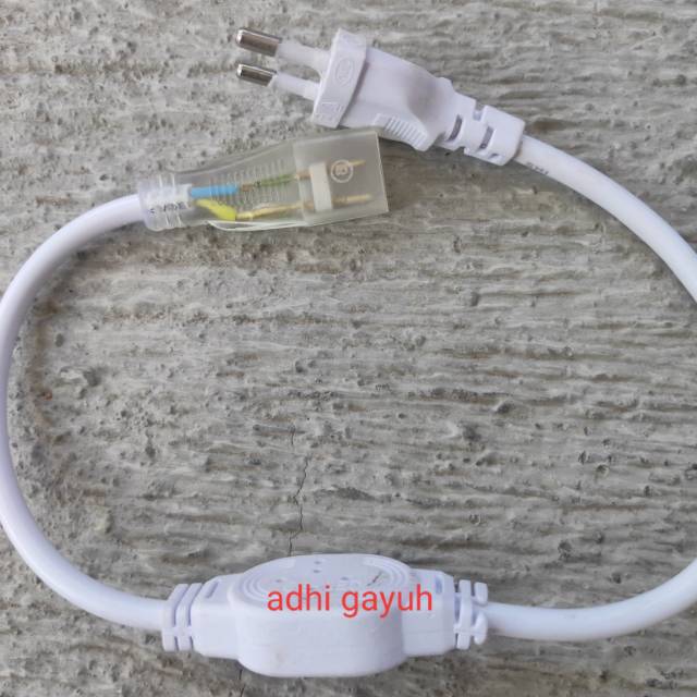 Kabel colokan soket socket power jack led lampu neon flex neon flek