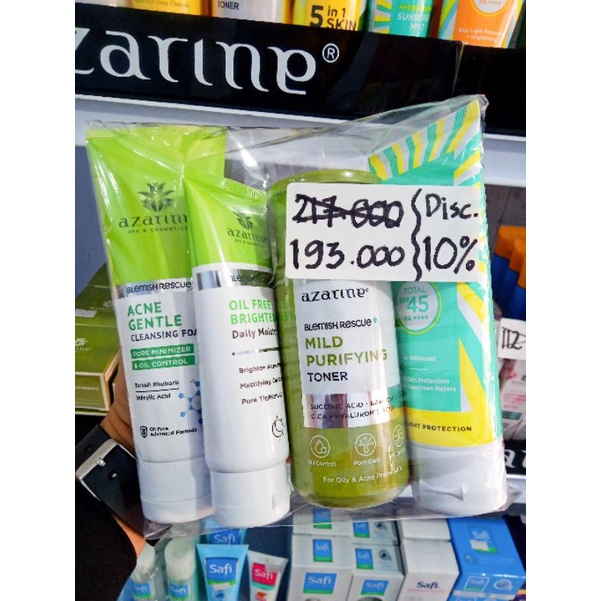 Paket Jerawat Azarine/Paket Diskon/Paket murah