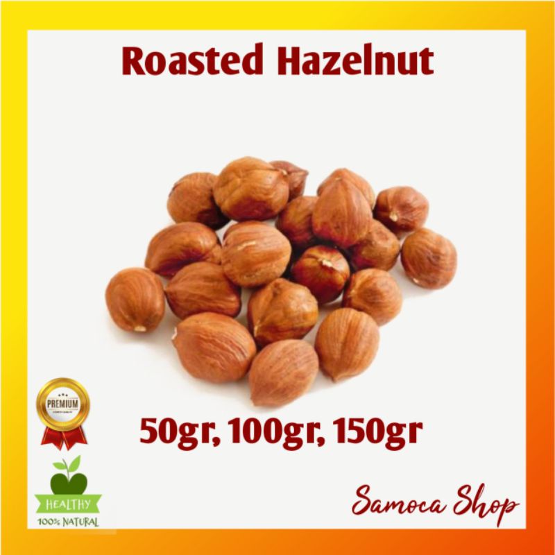 Kacang Hazelnut Panggang / Roasted Hazelnut Cemilan Sehat untuk Diet Keto & DEBM