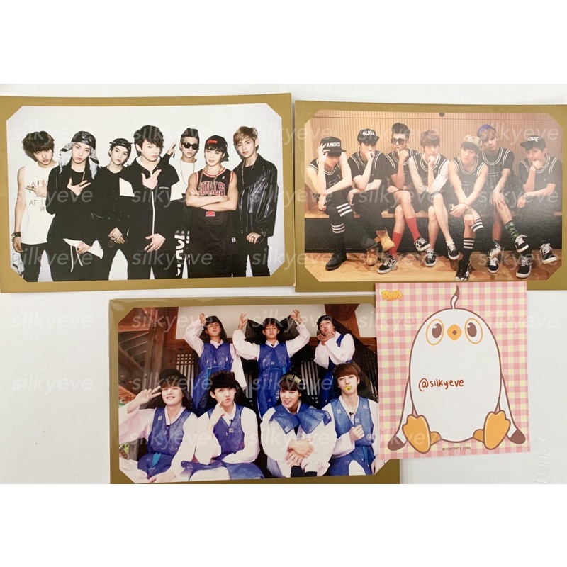 bts rare seasons greeting diary md 2014 group photoset