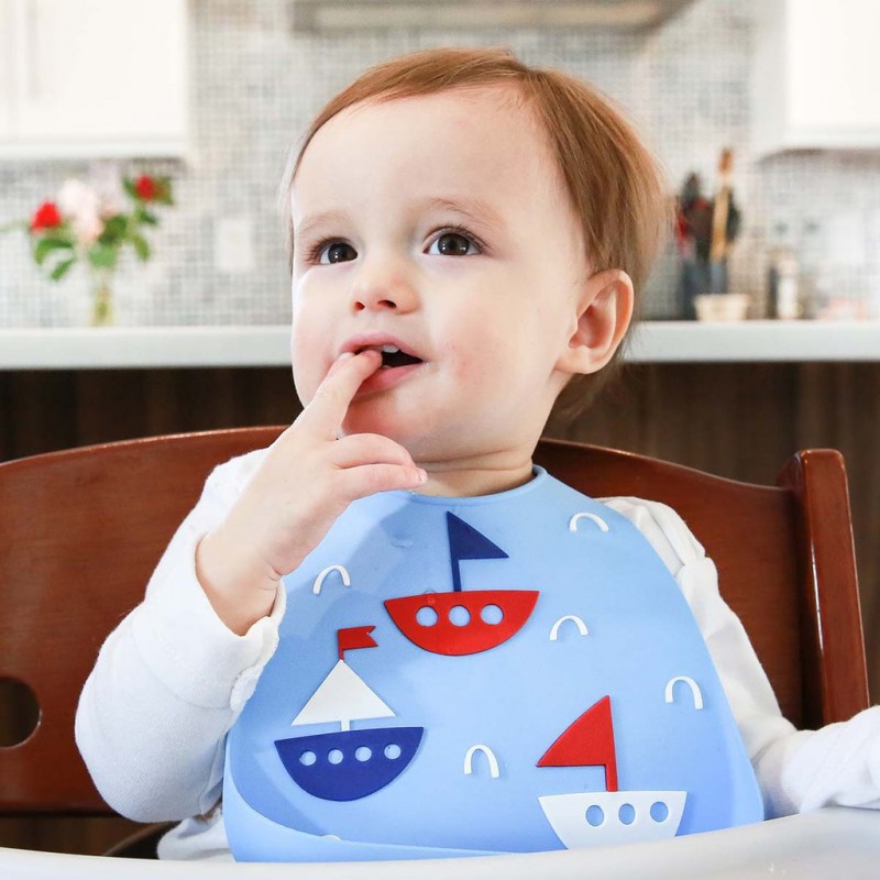 Make My Day Baby Bib - Yacht