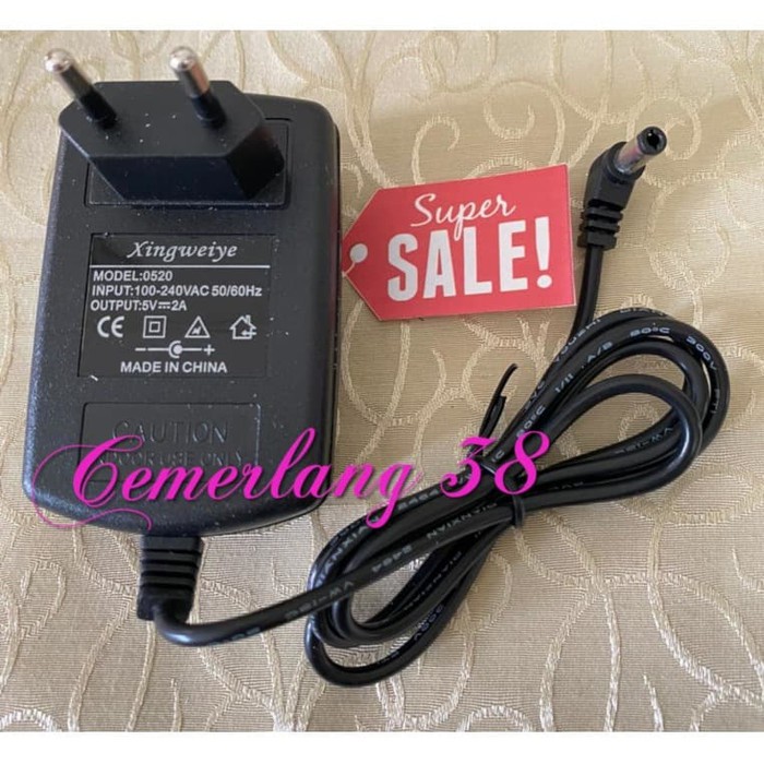 Switching Adaptor - Power Supply Plastik 5V 2A Body Besar - Kodok