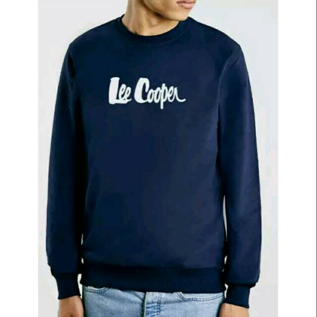 Sweater Sweatshirt Pria Baju Hangat Jaket Lee Cooper