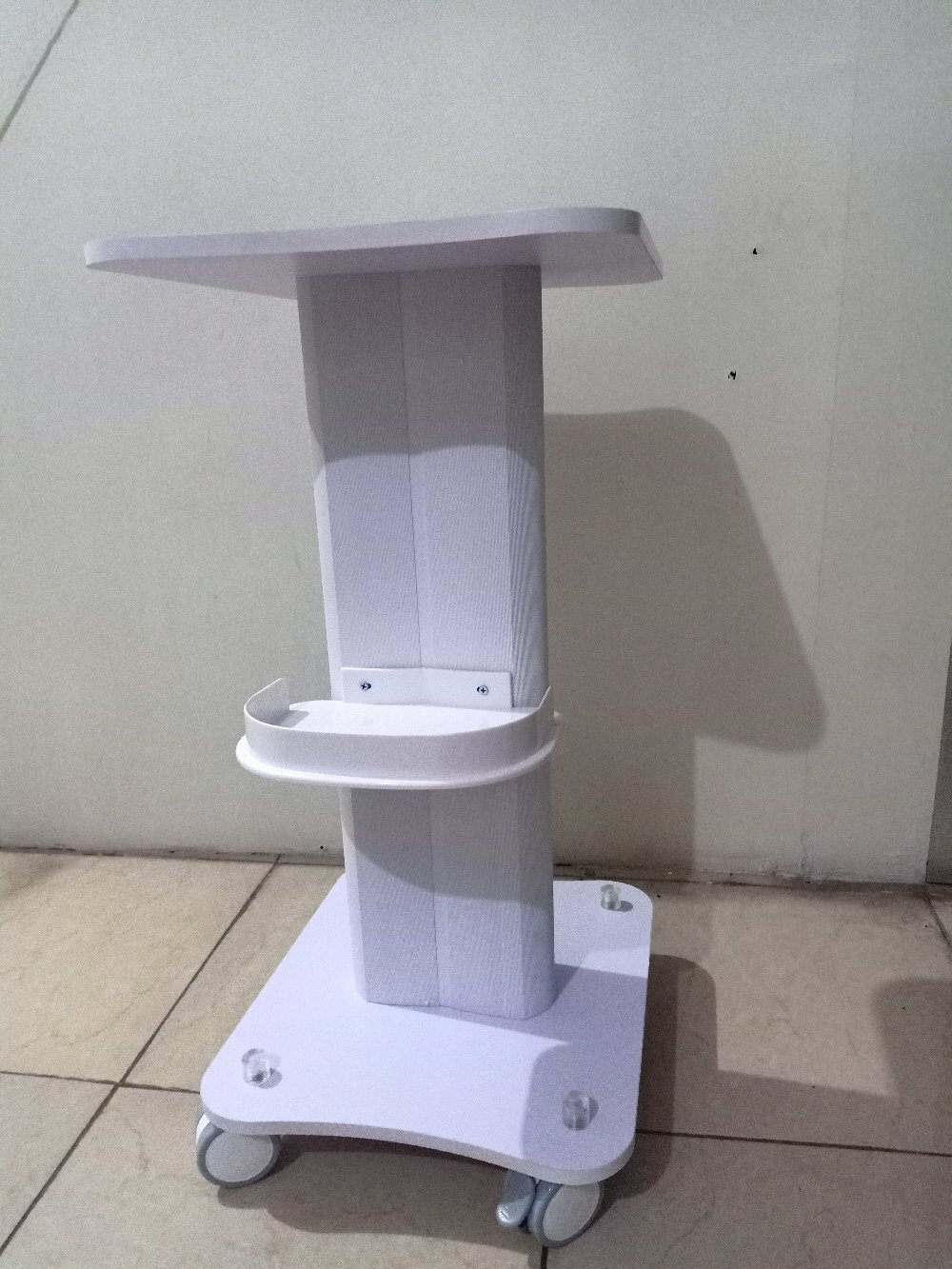 Trolley Salon - Trolley Facial Bahan Plexiglass Troli Anti Pecah Untuk Klinik Dan Salon