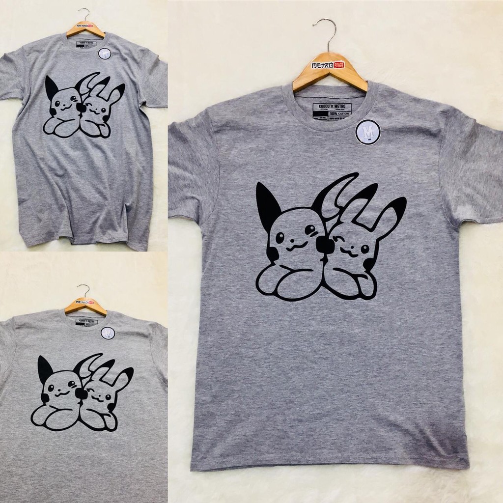 Tshirt Pikachu X Raichu Pokemon