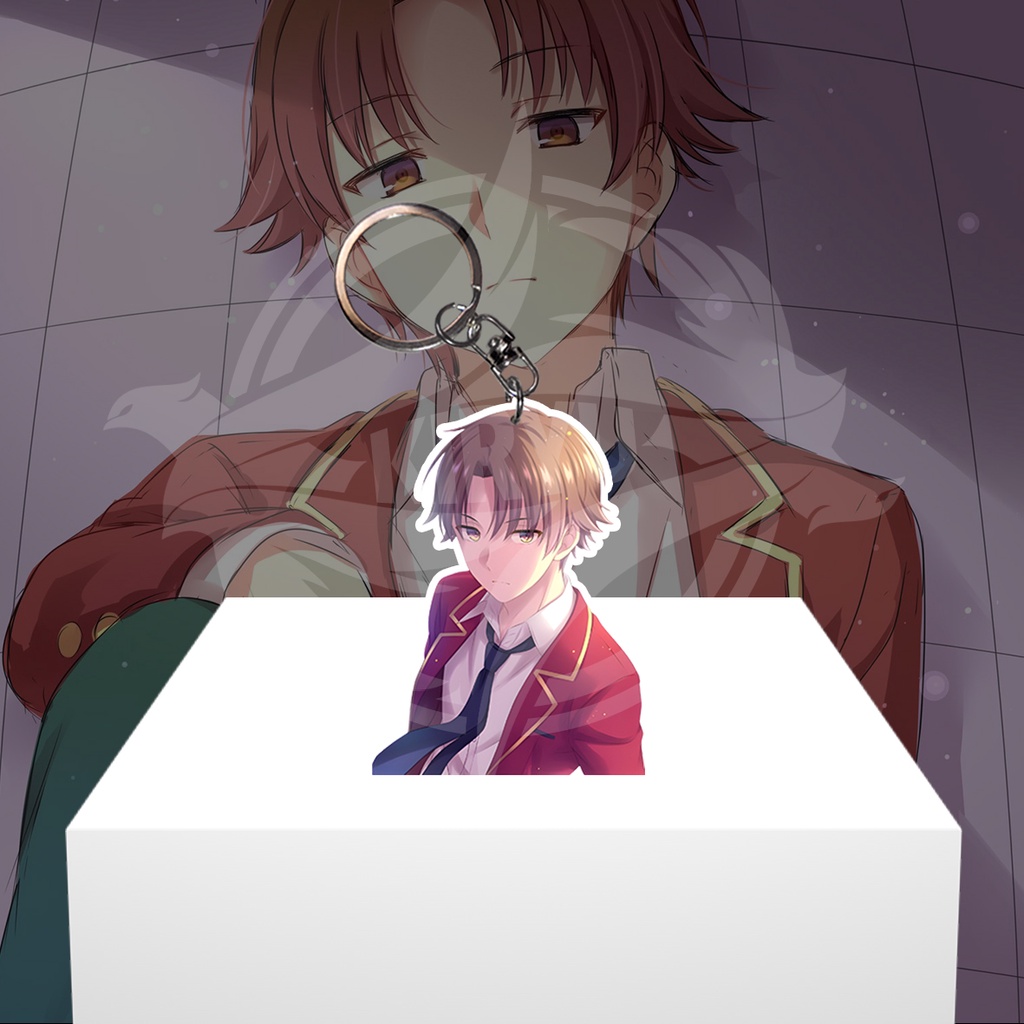 Gantungan Kunci Gantungan HP Anime Classroom of the Elite Ayanokouji Kiyotaka - Ganci Akrilik - Keyc