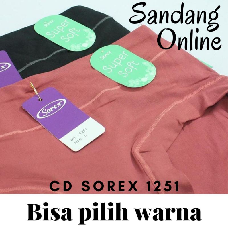 Celana Dalam Wanita Merk Sorex 1251 Super Soft