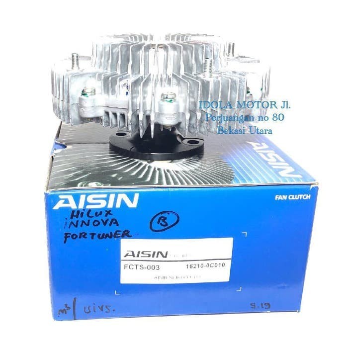 Fan clutch Innova 2.0-2.7 CC Fortuner Hilux bensin AISIN JPN FCTS-003
