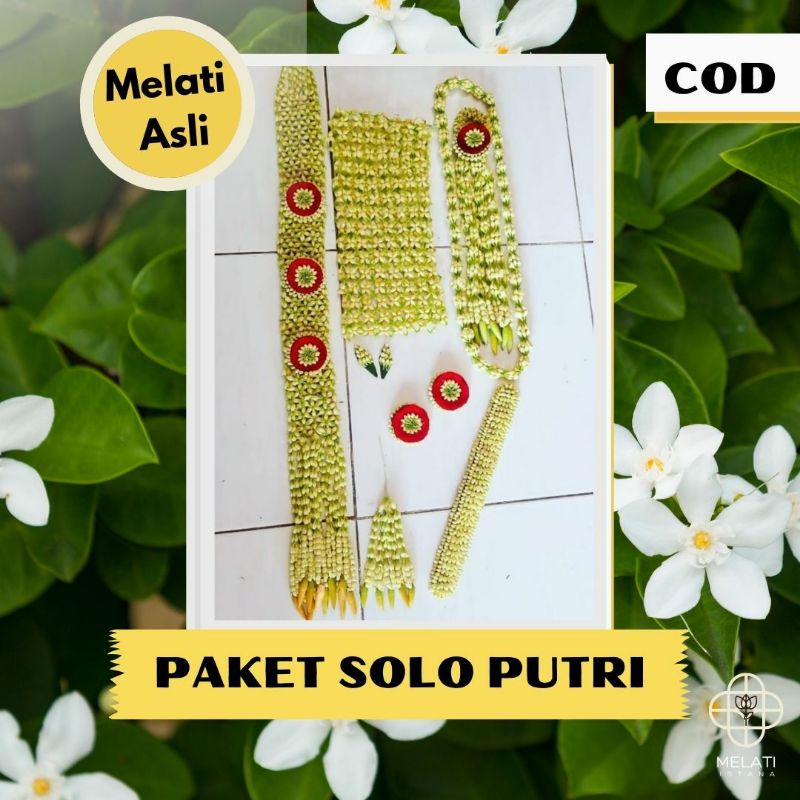 RONCE PENGANTIN | MELATI ASLI || PAKET SOLO PUTRI | PENGANTIN JAWA | BISA COD