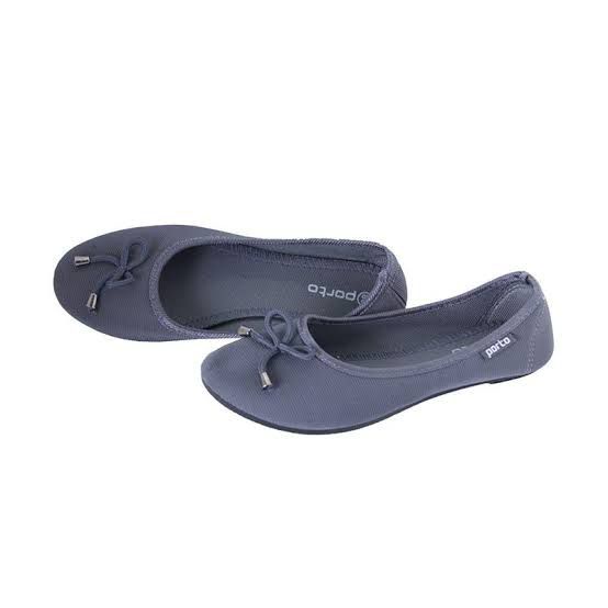 Sepatu Wanita Flatshoes Balet Kain Nyaman Empuk Simple Porto Lady Original BA 202 L