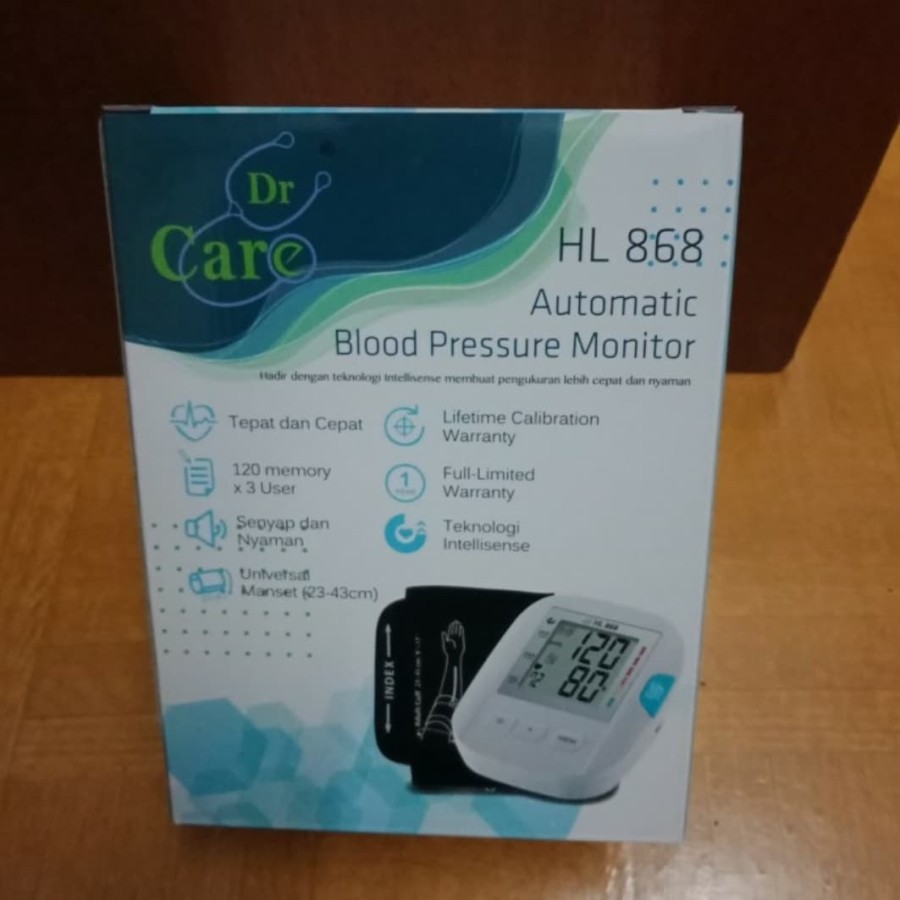 Tensi Digital Dr Care HL 868 / Tensimeter Digital Dr Care HL 868 Automatic Blood Pressure Monitor