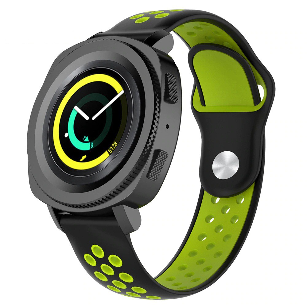 Strap Samsung Gear Sport - Tali Jam Replacement Silicone Strap Sporty Style