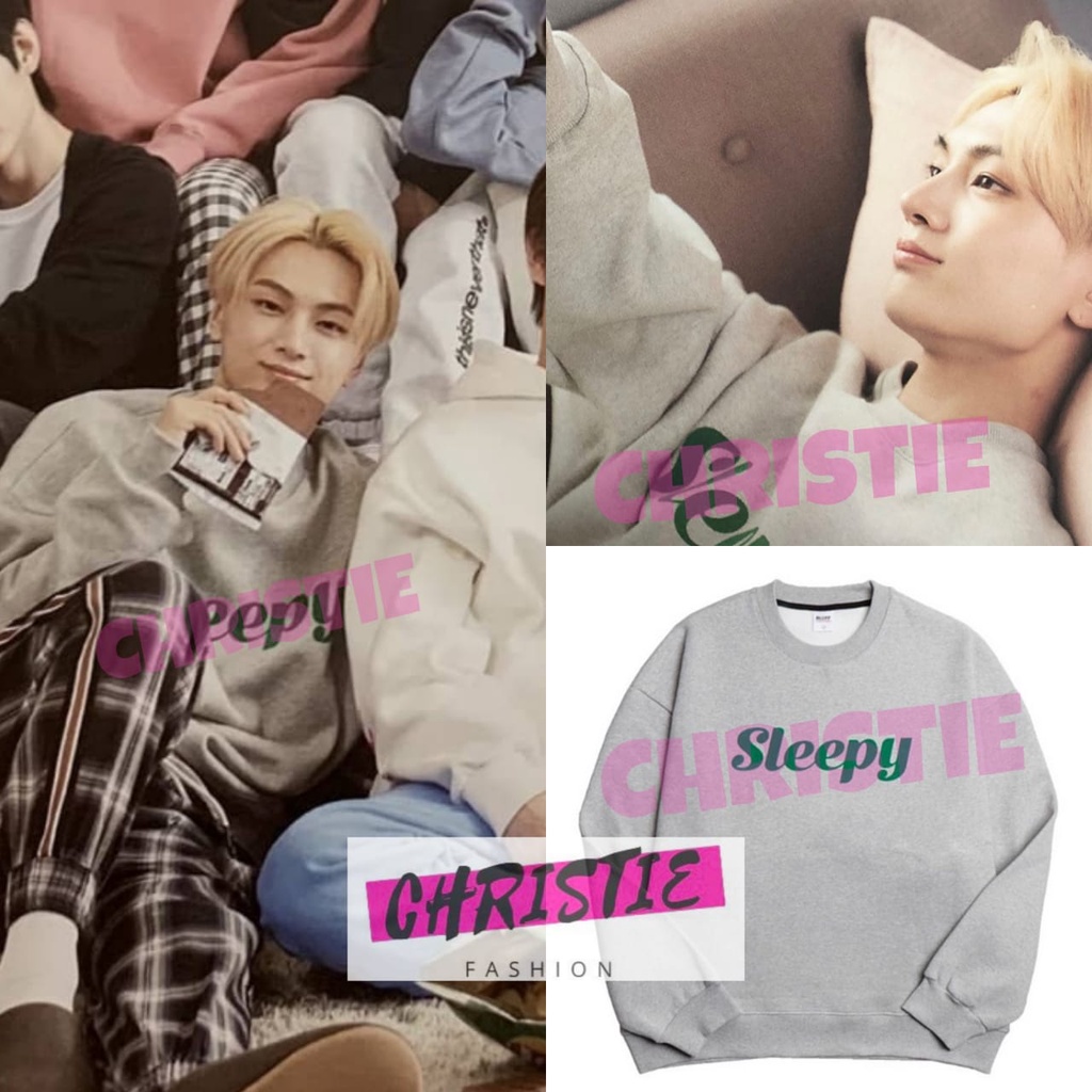 [COD] BASIC SWEATER SLEEPY JAY M-XXL 12 WARNA / SWEATSHIRT CREWNECK KPOP ENHYPEN ENGENE KOREAN IDOL