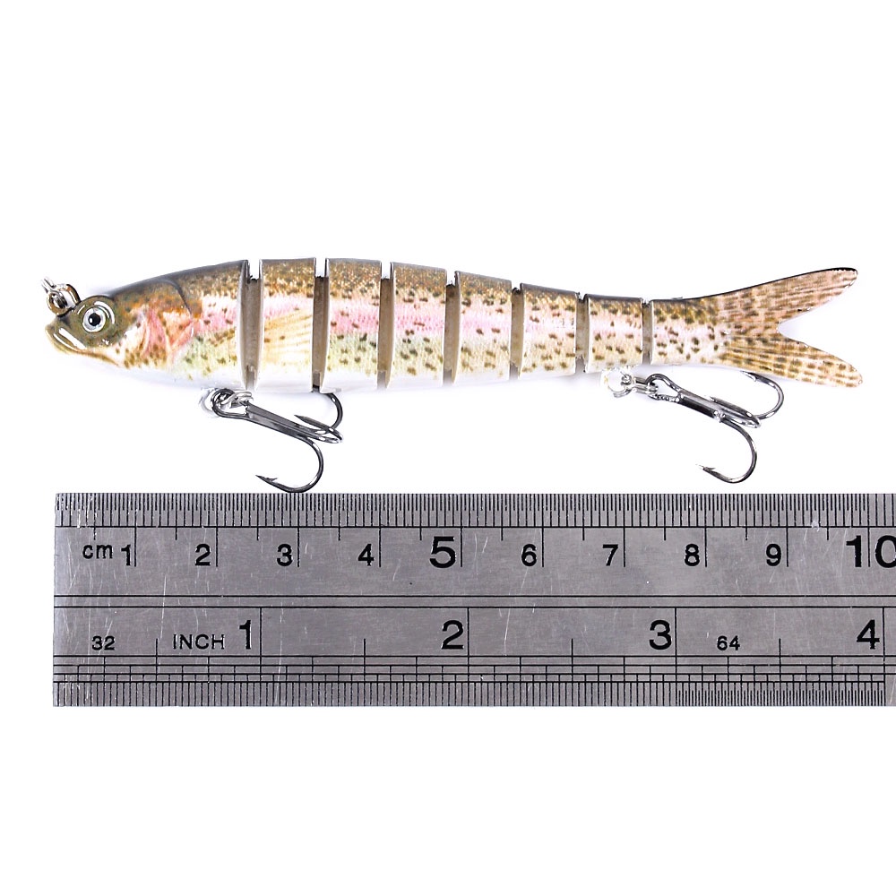 Hengjia 10PCS Umpan Pancing Hardlure Bentuk Ikan Imitasi Untuk Memancing Di Laut / Tawar