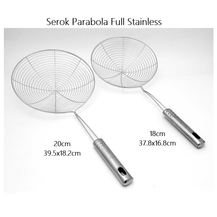 Serok Parabola Full Stainless No. 18/20/22