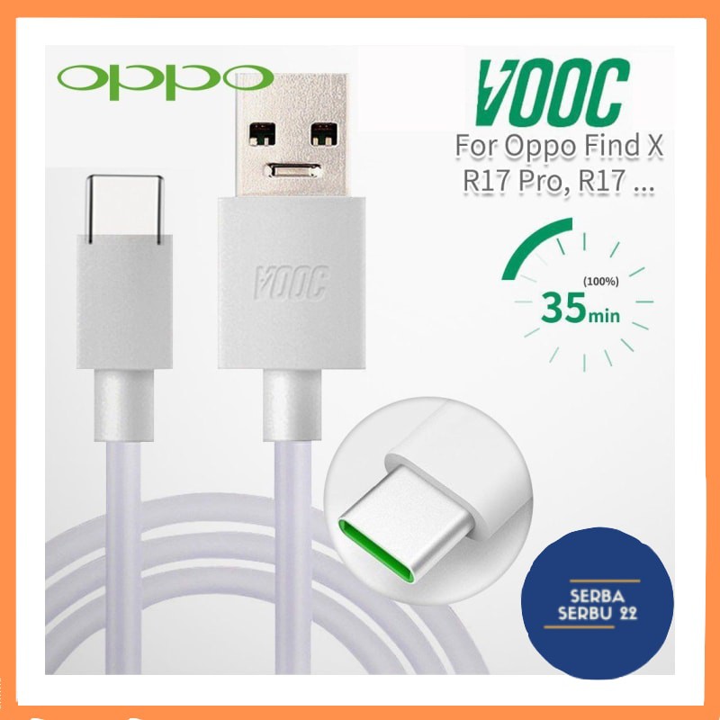 Kabel Data Fast Charging Oppo Vooc R17 Type C usb Cable [SS]