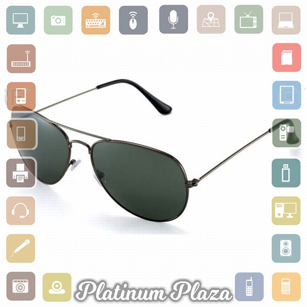 Pro Acme Kacamata Aviator Pria Mirror - CC0744 - Gray/Black`L3VX8L-