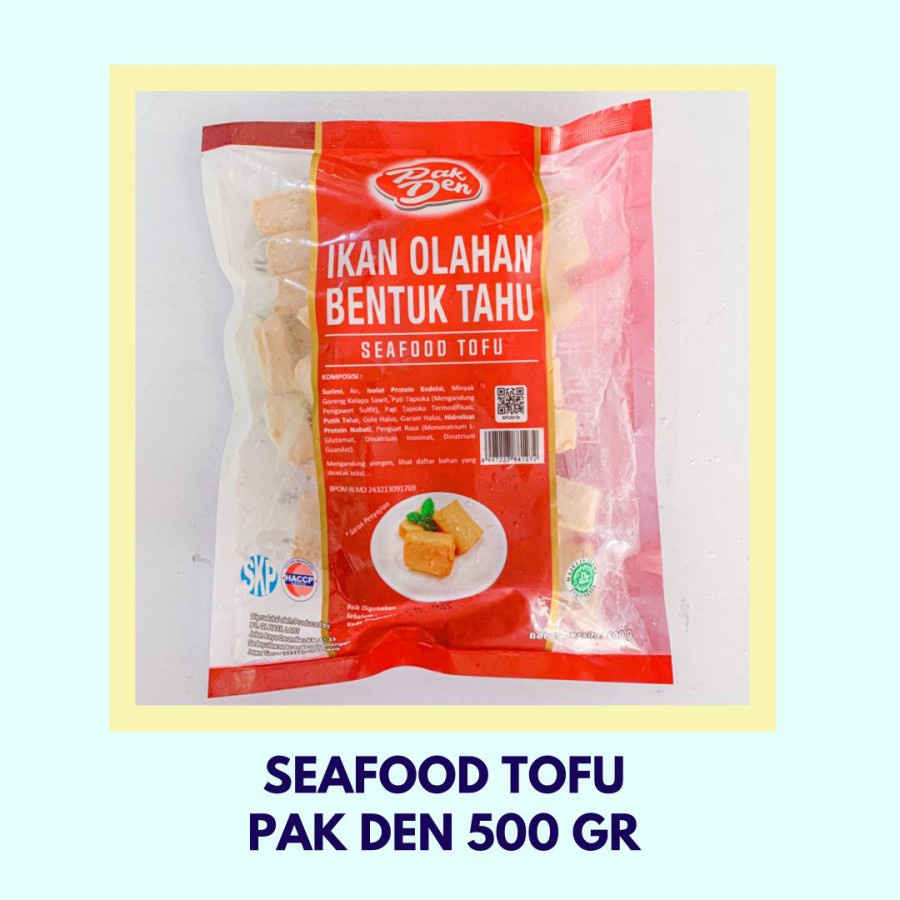 Pak Den Seafood Tofu 500gr