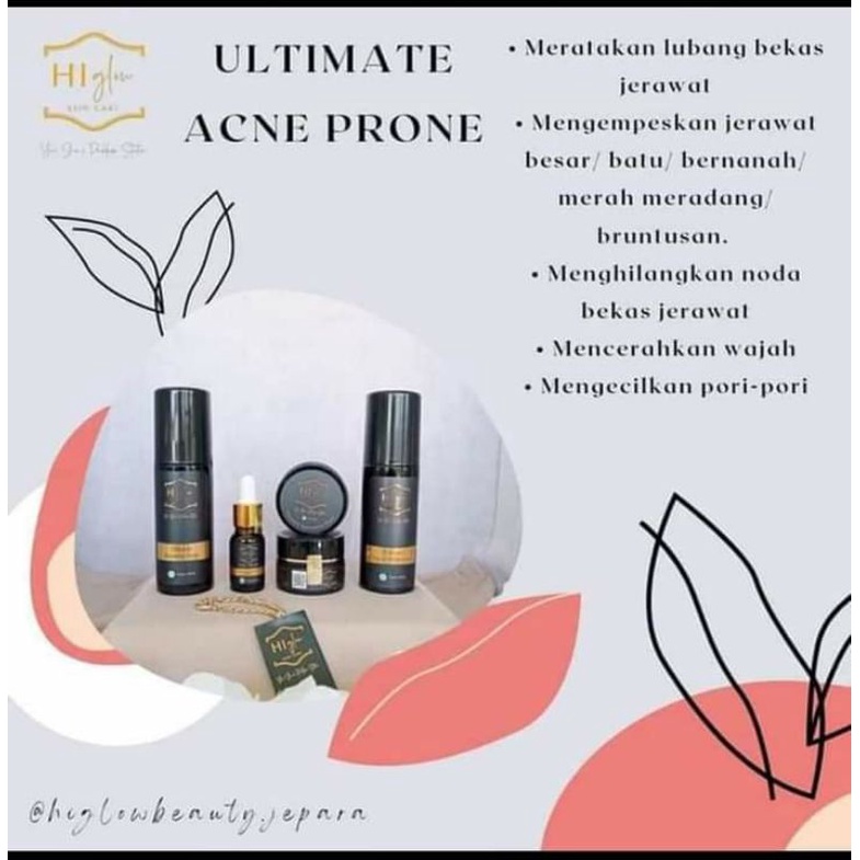 HI GLOW PAKET ULTIMATE ACNE PRON