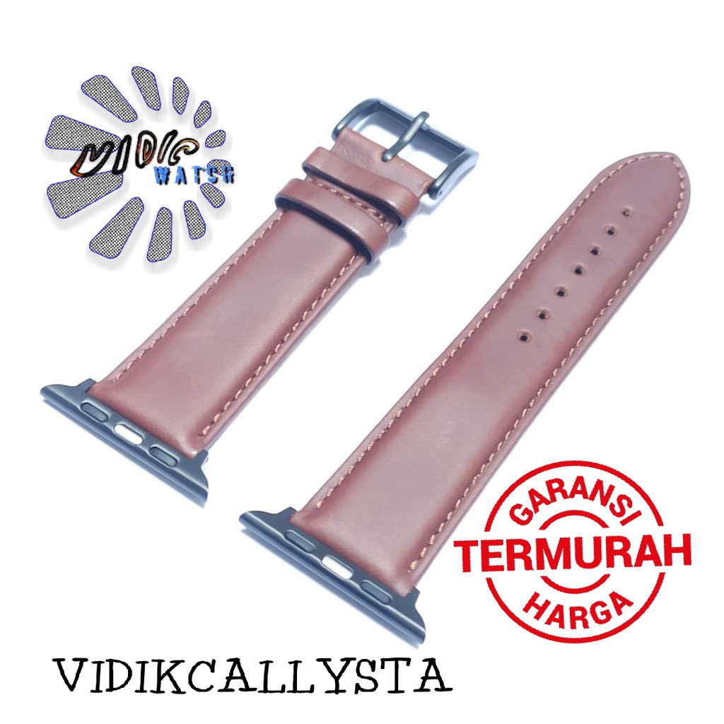 Strap apple watch 1 2 3 4 iWatch Leather 42mm 44mm Tali jam apple