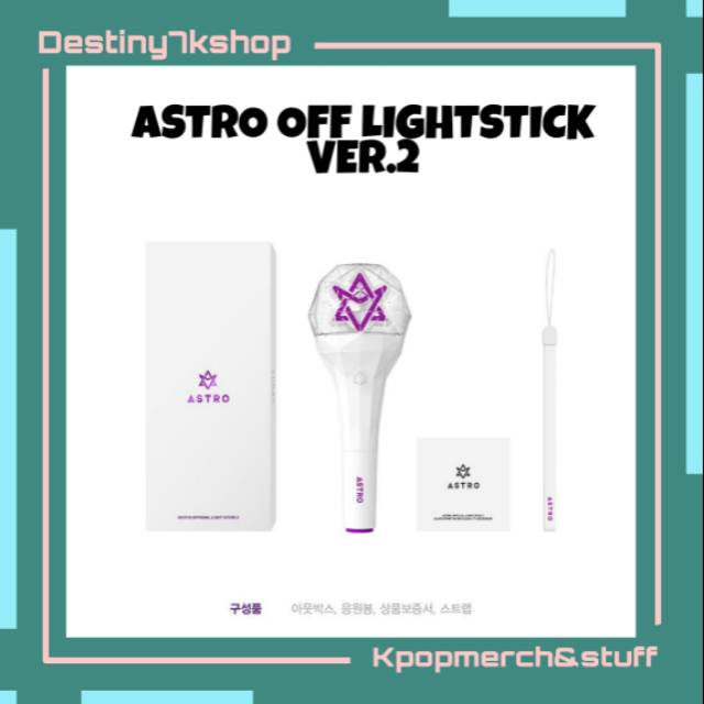 [DP/PO] ASTRO OFF LIGHTSTICK VER2 + DECO STICKER || LIGHTSTICK ASTRO || ASTRO LIGHTSTICK
