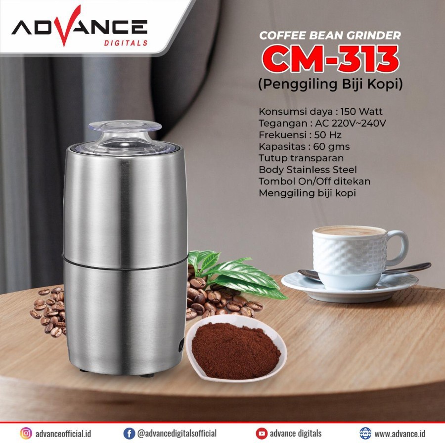 Advance Grinder ADVANCE CM 313/Alat Penggiling Biji Kopi