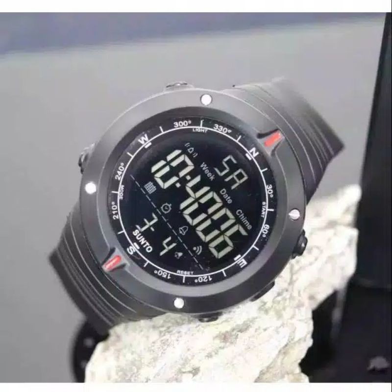 (Cod✓)Jam Tangan Pria Suntto Digital  Strap Rubber(Dikirim Dari Jakarta)