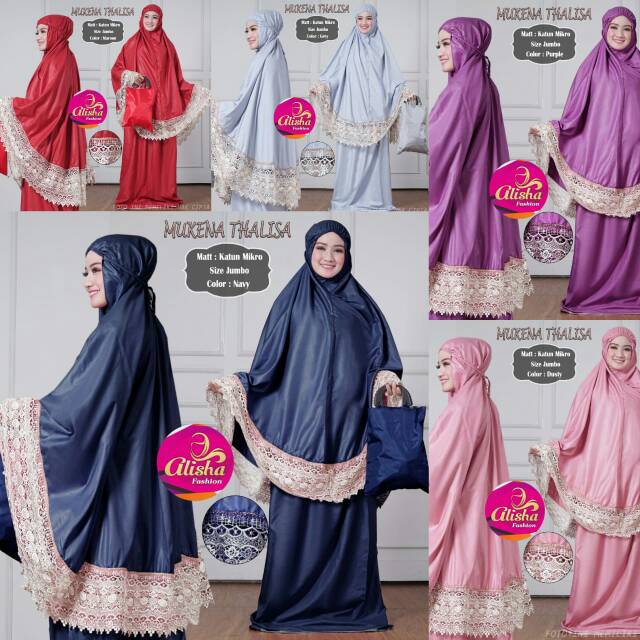 Mukena Katun Mikro Freesize/Jumbo Thalisa