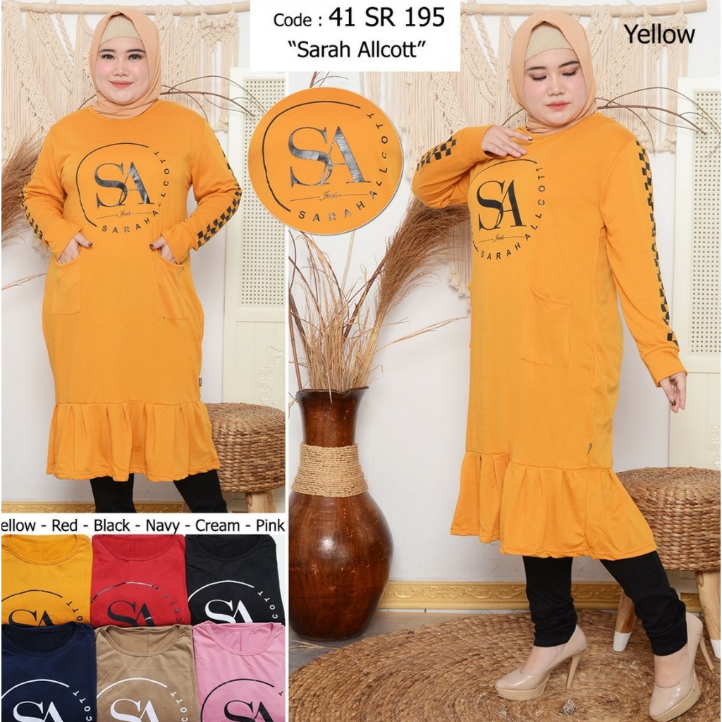 STORE21 - TUNIK MODEL REMPEL BAWAH - TUNIK JUMBO WANITA