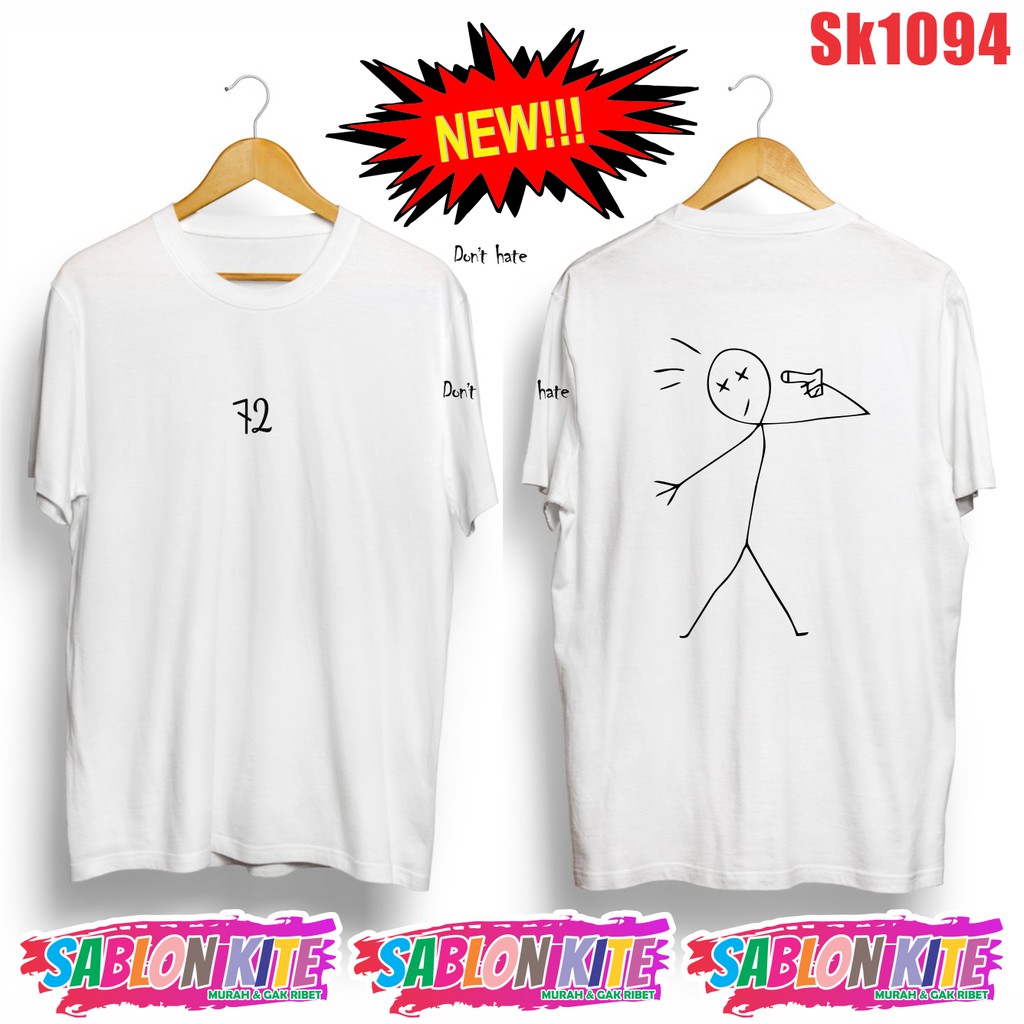 MURAH!!! KAOS NCT DREAM HAECHAN DONT HATE SK1094 UNISEX COMBED 30S