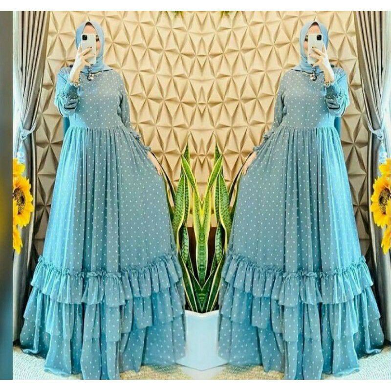 ANDARA CERUTY BASIK/COD MAXI DRESS / TERLARIS no 1