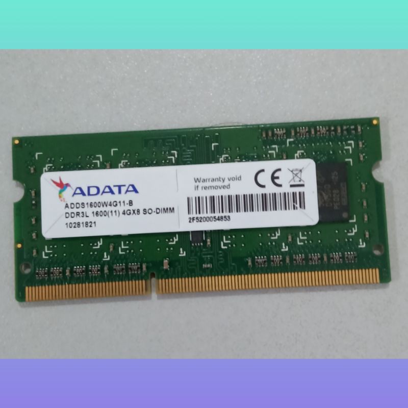 RAM Laptop ddr 3 ADATA DDR3L 1600 4gb SO-DIMM
