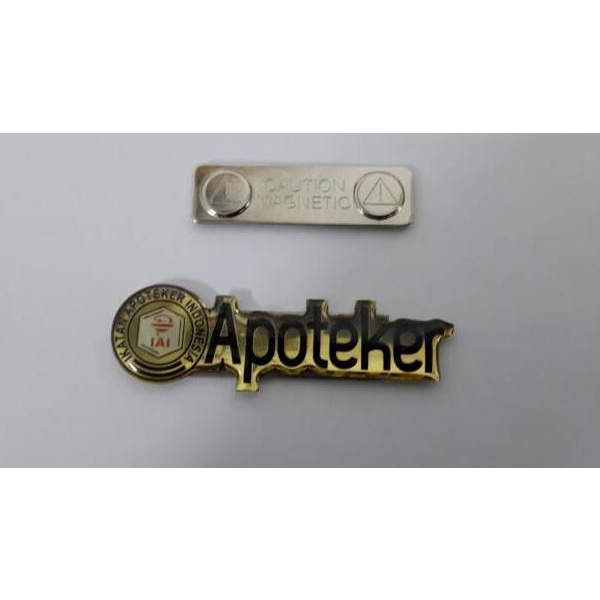 Telah Hadir.. Pin magnet apoteker /pin apoteker